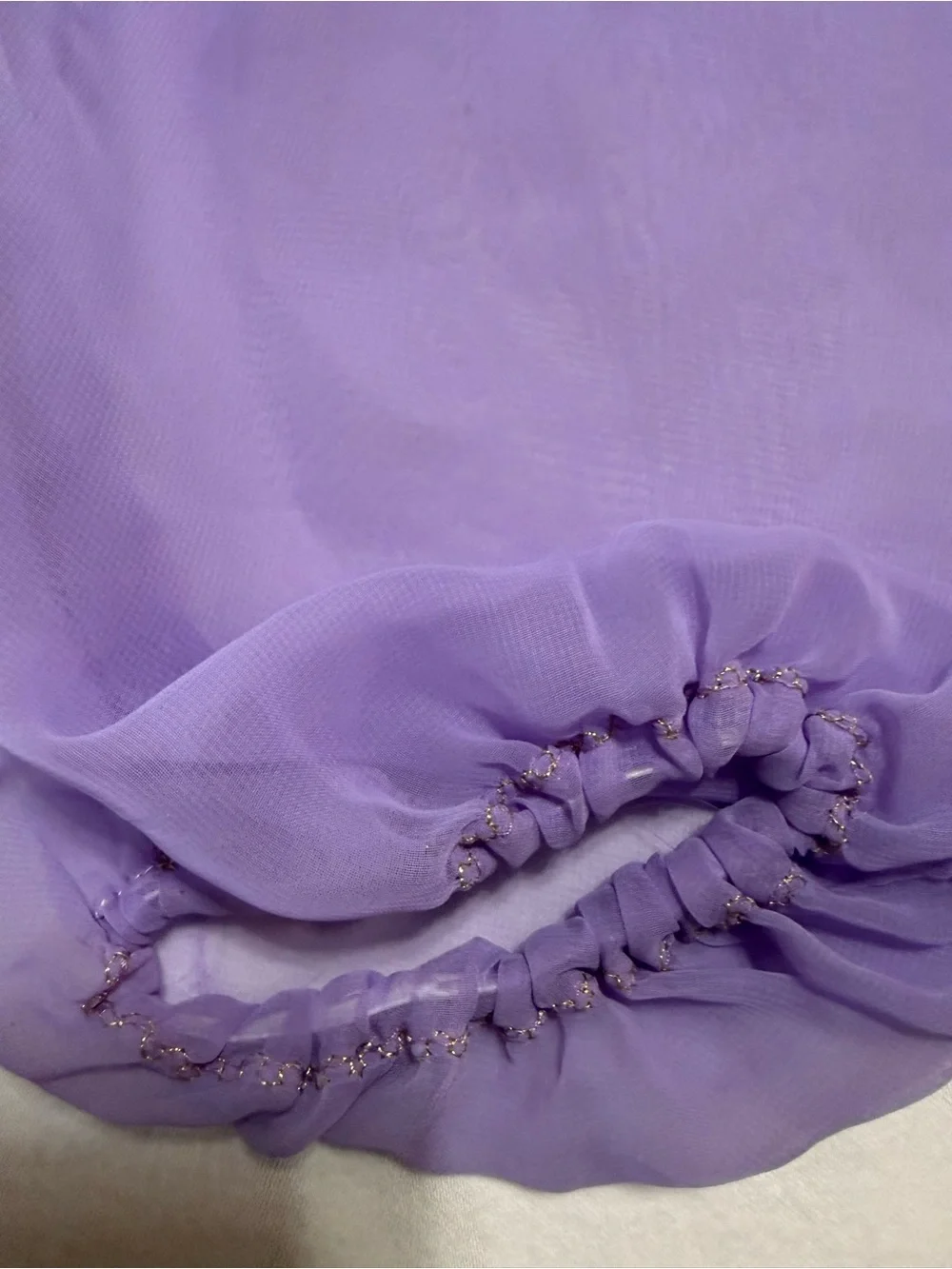 Sheer Lavender Pant with floral under set Princess Jasmine